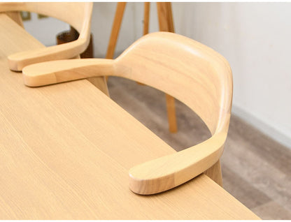 ダイニングチェア 2脚セット 肘掛け付き 背もたれ付き 座面高44cm 北欧風 ナチュラル ファブリック座面 食卓椅子 ダイニング チェア イス 椅子 ファブリック(代引不可)