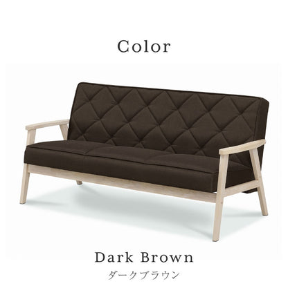 ソファ 3人掛け 幅162cm 肘掛け付き 脚付き リビングソファ 木肘 木脚 ローソファ フロアソファ リビング ダイニング ファブリック 天然木 三人掛け 3P 肘掛け(代引不可)