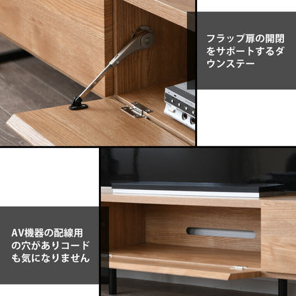 テレビ台 幅180 脚付き 完成品 国産 おしゃれ シンプル オーク 収納 リビング 大容量 ローボード TV台 TVラック ナチュラル(代引不可)