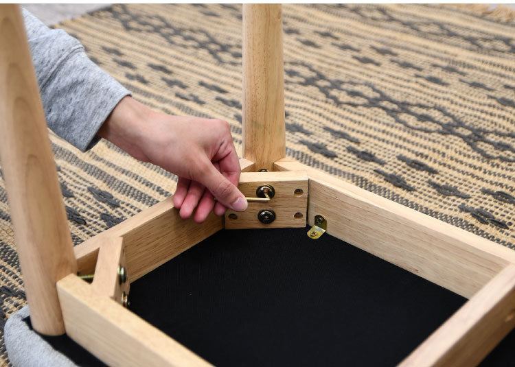 ベンチ 2人掛け 幅105cm 座面高44cm ファブリック座面 食卓椅子 北欧風 ナチュラル 椅子 ダイニングチェア ダイニングチェア ダイニングベンチ チェア イス 天然木 ファブリック(代引不可)