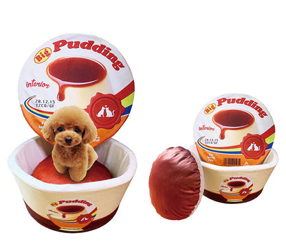 ペットソファ カップ型 SNS 映え 室内用 屋外 犬 猫 選べる5種類 正規品 カップ麺 うどん 小型犬 中型犬 ペットベッド ペットハウス 寝床 布団 ふとん ペット ネコ イヌ モチーフ