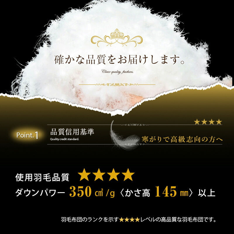 日本製 西川 羽毛布団 ダウン85% シングル 1.1kg 防ダニ 高密度生地 立体キルト 二重縫製 国産 昭和西川 あったか 秋 冬 軽い