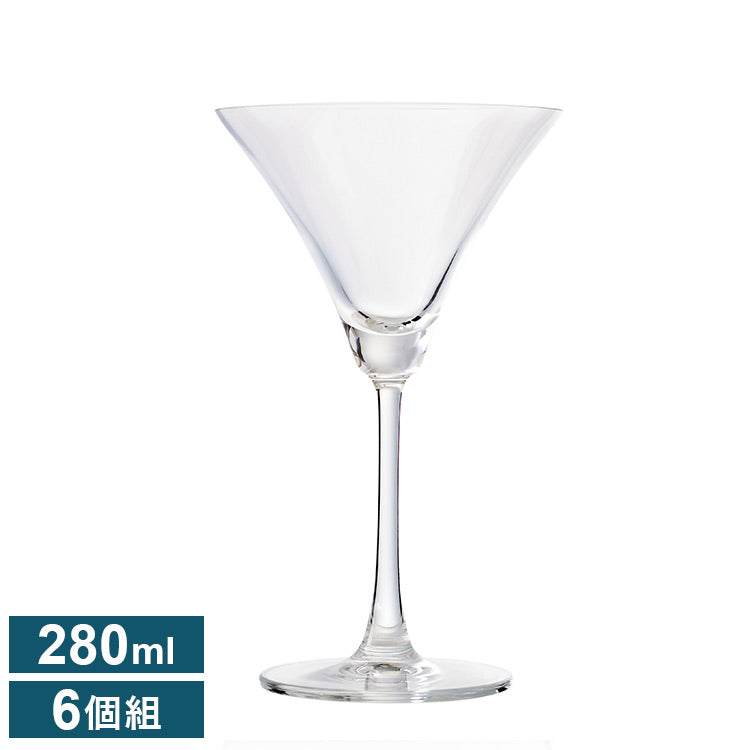 オーシャンマディソン カクテルグラス 280ml 6個組 ワイングラス ガラス製 割れにくい ワイングラスセット ワイン ギフト(代引不可)
