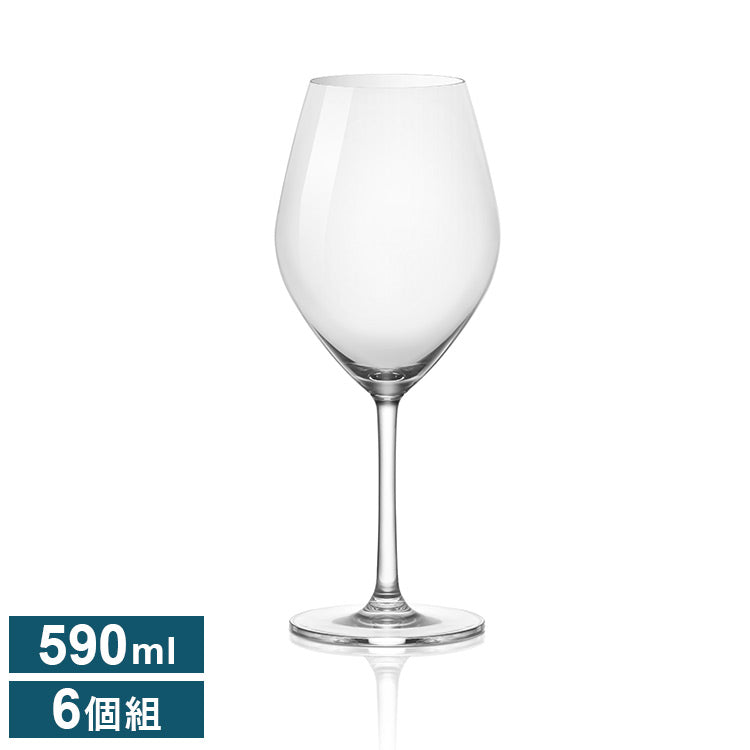 オーシャンサンテ ボルドーグラス 590ml 6個組 ワイングラス ガラス製 割れにくい ワイングラスセット ワイン ギフト(代引不可)