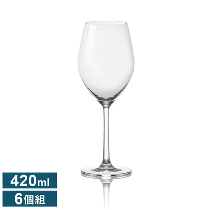 オーシャンサンテ 赤ワイングラス 420ml 6個組 ワイングラス ガラス製 割れにくい ワイングラスセット ワイン ギフト(代引不可)