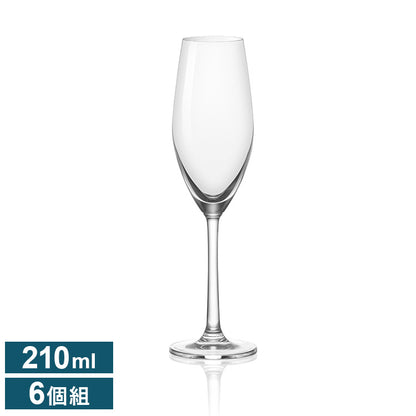 オーシャンサンテシャンパングラス 210ml 6個組 ワイングラス ガラス製 割れにくい ワイングラスセット ワイン ギフト(代引不可)
