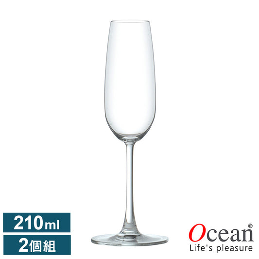 オーシャンマディソンシャンパングラス 210ml 2個組 ワイングラス ガラス製 割れにくい ワイングラスセット ワイン ギフト(代引不可)