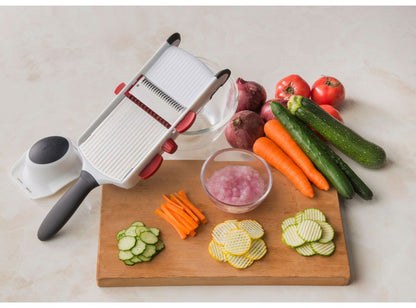 cuisipro マルチキッチンスライサー 多機能スライサー ワッフルカット スライス おろし金 グレーター 千切り クリンクルカット すりおろし 離乳食 チーズ 大根おろし 厚さ6段階調整可能(代引不可)