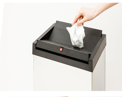 【5%OFF】オールステンレス HAILO ハイロ ゴミ箱 ドイツ製 ニュービックボックス 60L ふた付き 分別ゴミ箱 ダストボックス スリム ポリ袋 コンパクト キッチン シンプル おすすめ(代引不可)