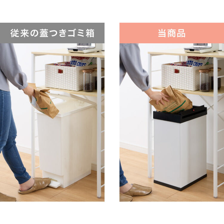【5%OFF】Hailo ハイロ ゴミ箱 ごみ箱 ダストボックス ニュービッグボックス40L 40リットル 白 ホワイト 屋外 スリム ふた付き キッチン おしゃれ スタイリッシュ 角型 大容量 スチール ドイツ製(代引不可)