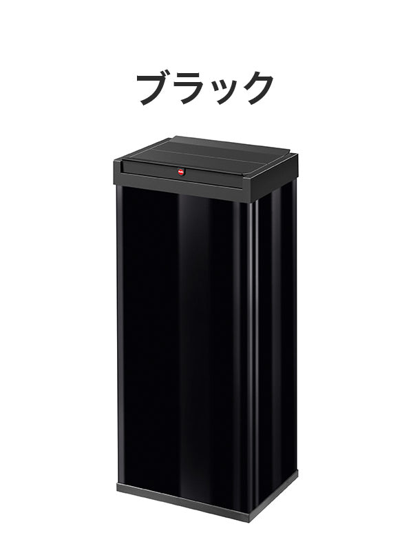 【5%OFF】オールステンレス HAILO ハイロ ゴミ箱 ドイツ製 ニュービッグボックス60L ブラック ホワイト ふた付き 分別ゴミ箱 ダストボックス スリム ポリ袋 コンパクト キッチン(代引不可)