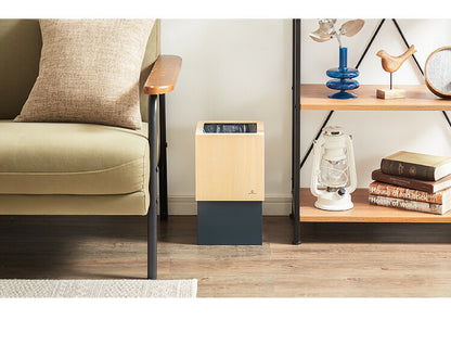 ゴミ箱 木製 日本製 10L WCUBE 袋が見えない ごみ箱 ダストボックス おしゃれ 北欧 スタイリッシュ スリム レジ袋 見えない ウッド キューブ 韓国インテリア