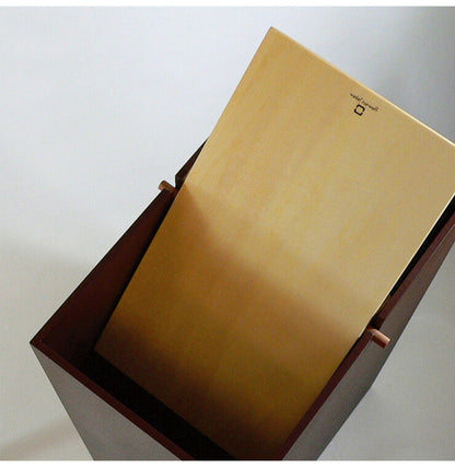 日本製 ダストボックス 木製 20L 蓋つき フタつき ノッポ ゴミ箱 ごみ箱 木目 ヤマト工芸