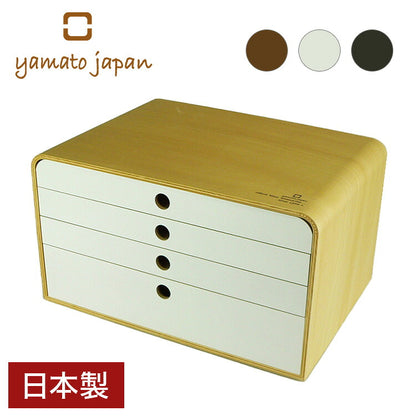 収納 引き出し 4段 卓上 書類 おしゃれ 北欧 整理 ファイル 木製 収納ボックス 収納ケース ファイルケース A4 FILE CASE 文房具 ケース かわいい デスク 小物入れ 国産