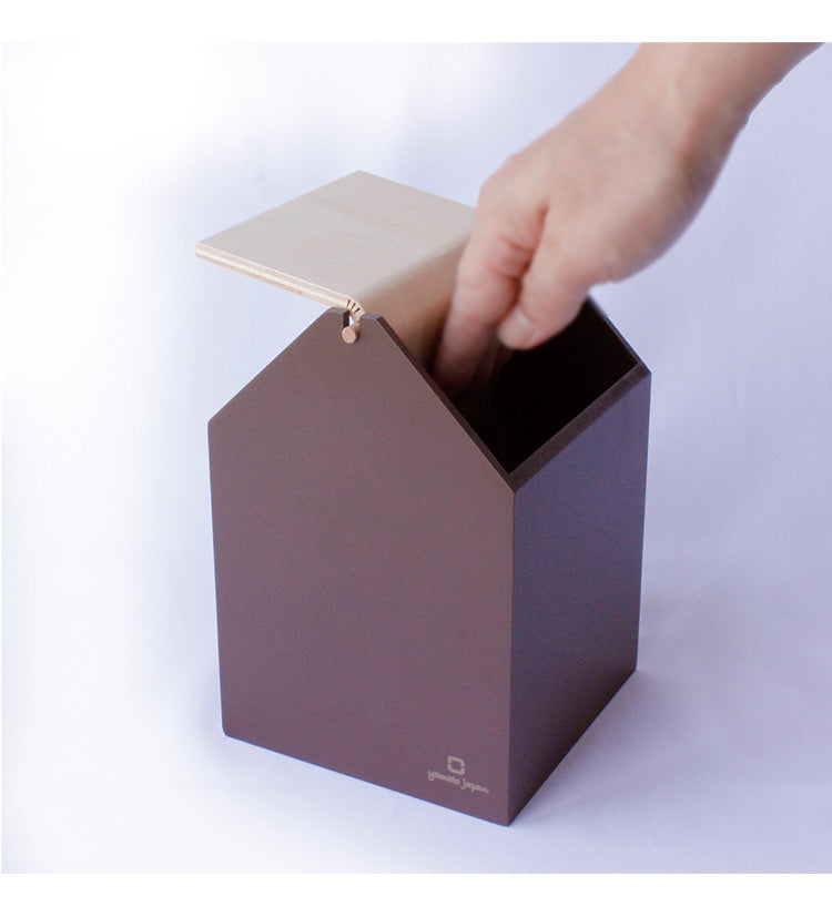 卓上ゴミ箱 ダストボックス 木製 日本製 ARROWS MINI アローズミニ おしゃれ かわいい 蓋 フタ ふた付き ごみ箱 ゴミ箱 角型 四角 木 ナチュラル 北欧 おしゃれ