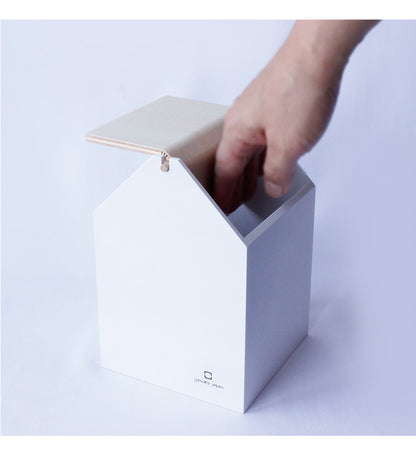 卓上ゴミ箱 ダストボックス 木製 日本製 ARROWS MINI アローズミニ おしゃれ かわいい 蓋 フタ ふた付き ごみ箱 ゴミ箱 角型 四角 木 ナチュラル 北欧 おしゃれ