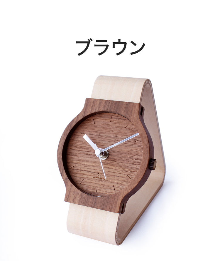 置き時計 腕時計風 木製 Watches clock N おしゃれ かわいい 天然木 北欧 北欧風 時計 置時計 おしゃれ アナログ クロック テーブルクロック 卓上時計 シンプル