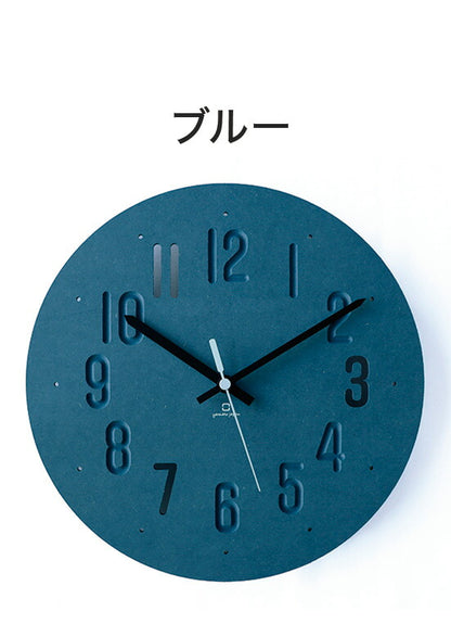 時計 壁掛け 掛け時計 マット調 MAT CLOCK 木製 日本製 おしゃれ インテリア モダン シンプル 北欧 国産 ヤマトジャパン yamatojapan