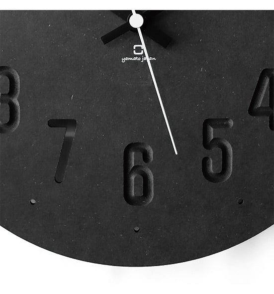 時計 壁掛け 掛け時計 マット調 MAT CLOCK 木製 日本製 おしゃれ インテリア モダン シンプル 北欧 国産 ヤマトジャパン yamatojapan