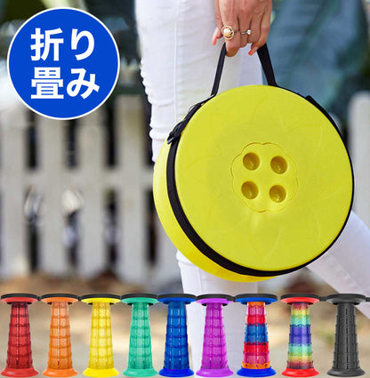 チェア キャンプ椅子 アウトドアスツール 折り畳み式 伸縮スツール スツール 高さ調整可能 運動会 釣り 登山 持ち運び 便利 コンパクト(代引不可)