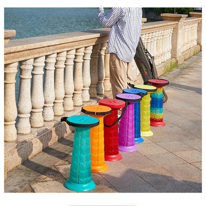 チェア キャンプ椅子 アウトドアスツール 折り畳み式 伸縮スツール スツール 高さ調整可能 運動会 釣り 登山 持ち運び 便利 コンパクト(代引不可)