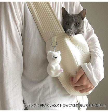 スリングバッグ Mサイズ ペット用スリング おしゃれ ショルダーバッグ ペットバッグ トートバッグ ペットキャリー キャリーバッグ 犬用 猫用 軽量 丈夫 ペット 超小型犬(代引不可)