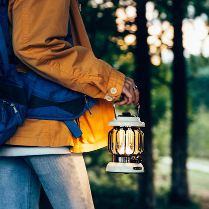 タンシャンゼ ランタン LED 充電式 レトロレイルロードランタン 小型 コンパクト 防災 屋外 おしゃれ かわいい 持ち運び アウトドア キャンプ 夜釣り 登山 キャンプ用品 カラー(代引不可)