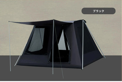 探検者 キャビンテント大型 ファミリー向け タンケンシャ キャンプ アウトドア 日よけ サンシェード ファミリー おしゃれ 折りたたみ 簡易テント 簡単 軽量 おうちキャンプ A型(代引不可)