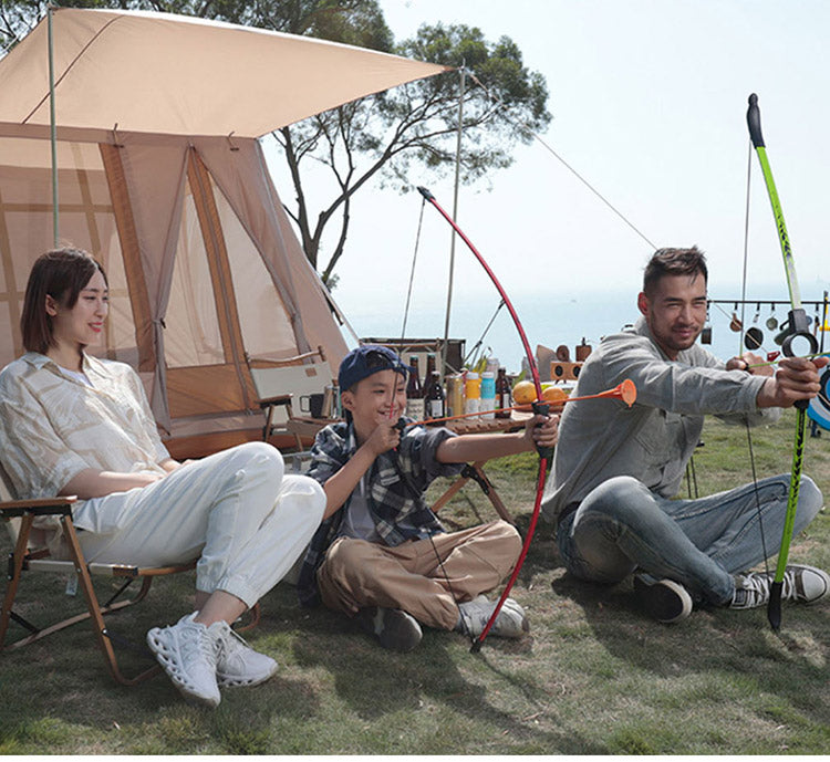 探検者 キャビンテント大型 ファミリー向け タンケンシャ キャンプ アウトドア 日よけ サンシェード ファミリー おしゃれ 折りたたみ 簡易テント 簡単 軽量 おうちキャンプ A型(代引不可)