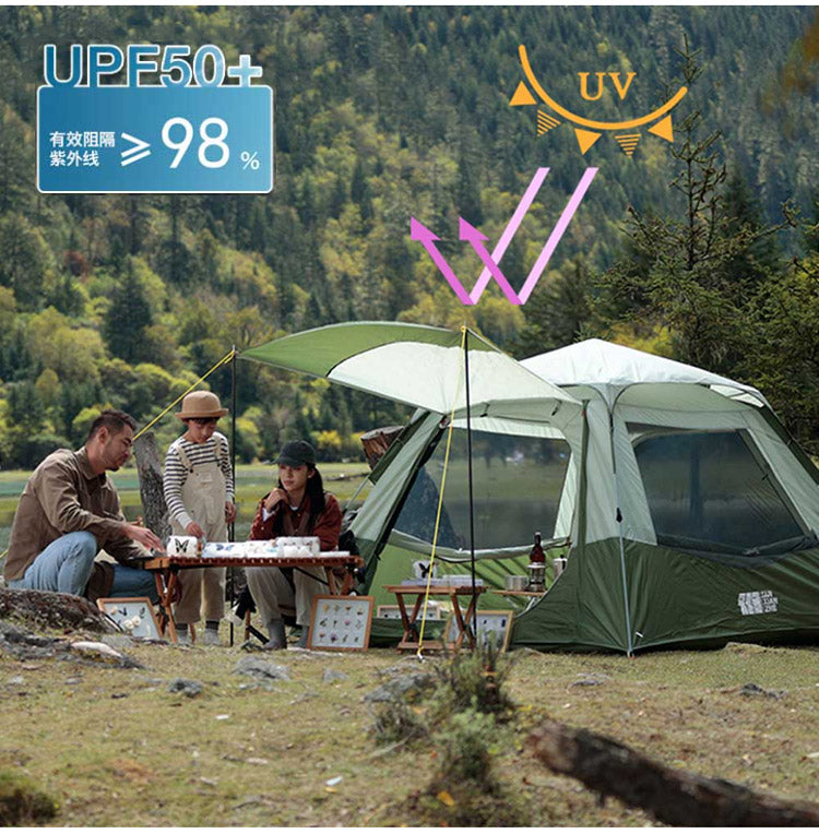 TANXIANZHE タンジャンゼ ワンタッチテント サンシェードテント 4人用 5人用 テント ワンタッチ おしゃれ ドームテント 折りたたみ 簡易テント 海 ベランピング(代引不可)