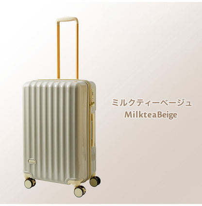 スーツケース Sサイズ 充電ポート カップホルダー付き ストッパーキャスター付き 軽量 機内持ち込み かわいい キャリーケース おしゃれ キャリーバッグ 旅行かばん TSAロック(代引不可)