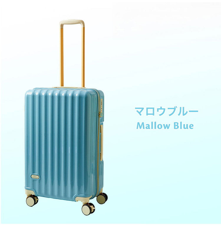 スーツケース Sサイズ 充電ポート カップホルダー付き ストッパーキャスター付き 軽量 機内持ち込み かわいい キャリーケース おしゃれ キャリーバッグ 旅行かばん TSAロック(代引不可)