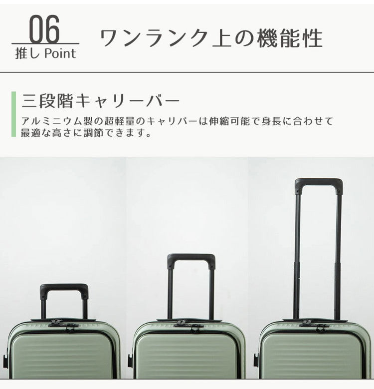 フロントオープン スーツケース 機内持ち込み sサイズ 軽量 かわいい キャリーケース おしゃれ 可愛い キャリーバッグ 旅行かばん TSAロック ファスナータイプ 1泊~2泊(代引不可)
