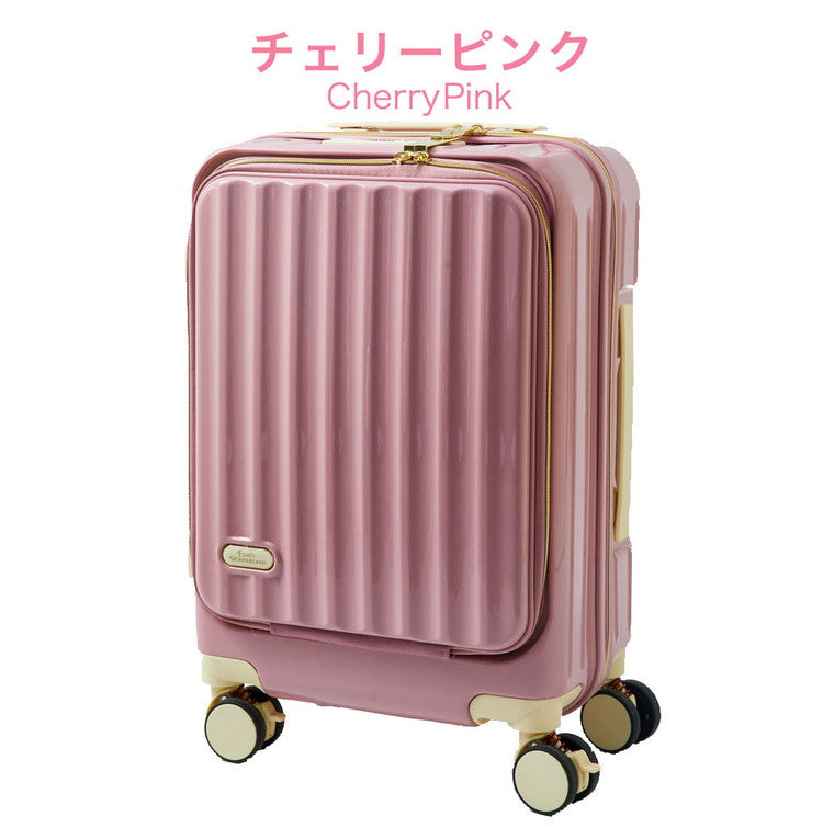 フロントオープン スーツケース mサイズ キャリーケース 軽量 キャリーバッグ 前開き USBポート付き 充電できる SNS おすすめ バズった 母の日 トランクケース ストッパー付き 多機能 頑丈(代引不可)