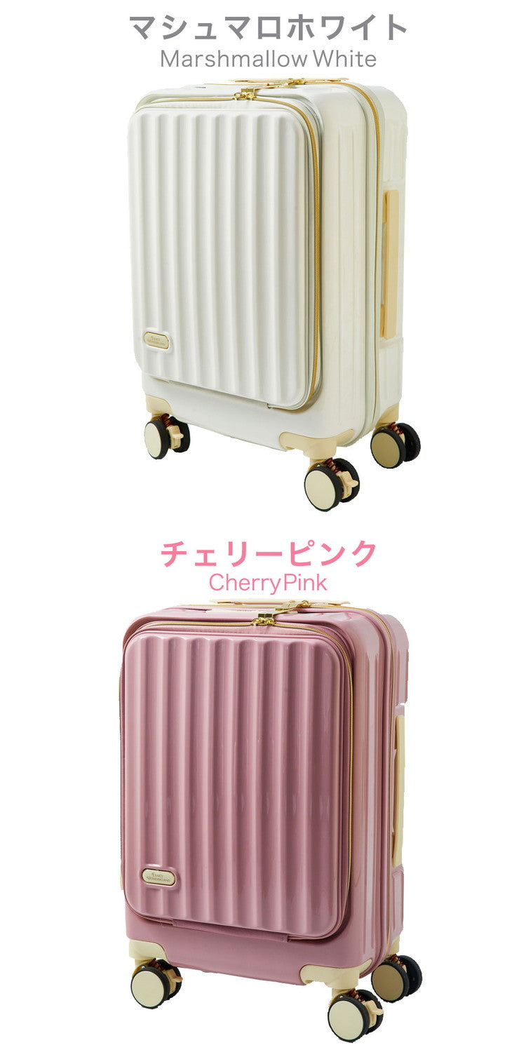 フロントオープン 前開き スーツケース USBポート付き 充電 ストッパー付き 機内持ち込み sサイズ 多機能 軽量 かわいい s キャリーケース キャリーバッグ おしゃれ TSAロック 海外旅行 国内旅行(代引不可)