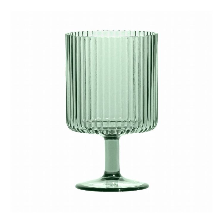 メサ スタッキングゴブレットグラス 440ml セージ 樹脂製 ターホン TarHong コップ 440ml 割れないグラス プラスチック おしゃれ タンブラー 電子レンジ不可 食洗機対応(代引不可)