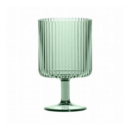 メサ スタッキングゴブレットグラス 440ml セージ 樹脂製 ターホン TarHong コップ 440ml 割れないグラス プラスチック おしゃれ タンブラー 電子レンジ不可 食洗機対応(代引不可)