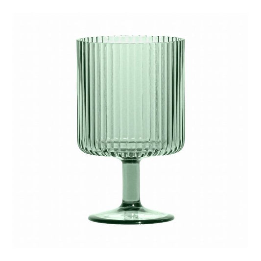 メサ スタッキングゴブレットグラス 440ml セージ 樹脂製 ターホン TarHong コップ 440ml 割れないグラス プラスチック おしゃれ タンブラー 電子レンジ不可 食洗機対応(代引不可)