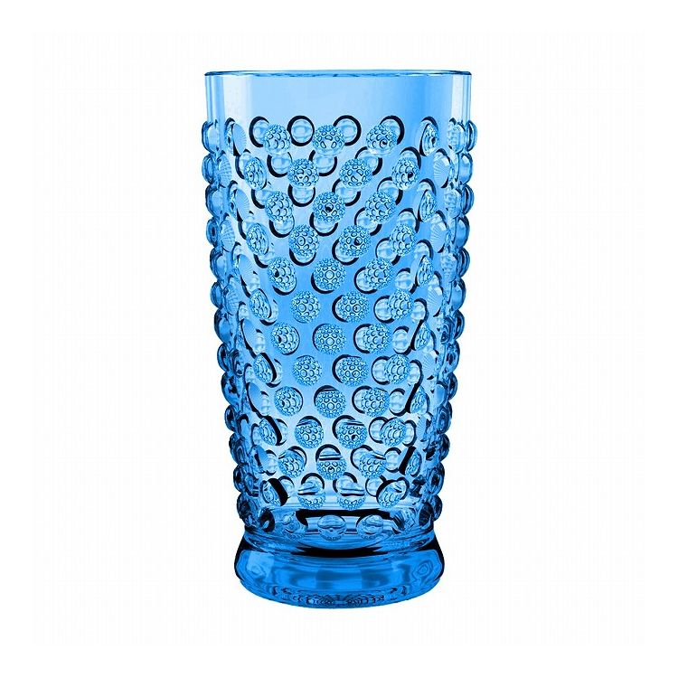 ホブネイル ジャンボグラス 590ml ブルー 樹脂製 ターホン TarHong コップ 590ml タンブラー 割れない プラスチック おしゃれ グラス 電子レンジ不可 食洗機対応(代引不可)