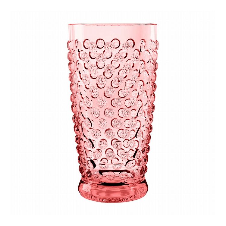 ホブネイル ジャンボグラス 590ml ピンク 樹脂製 ターホン TarHong コップ 590ml タンブラー 割れない プラスチック おしゃれ グラス 電子レンジ不可 食洗機対応(代引不可)