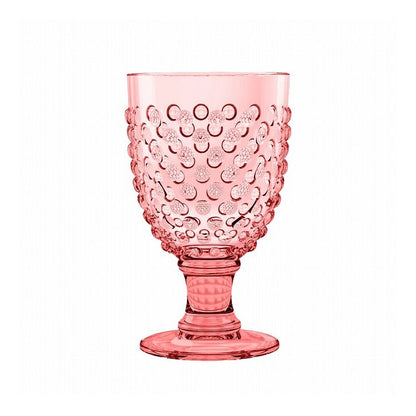ホブネイル ゴブレットグラス 500ml ピンク 樹脂製 ターホン TarHong コップ 500ml 割れないグラス プラスチック おしゃれ タンブラー 電子レンジ不可 食洗機対応(代引不可)