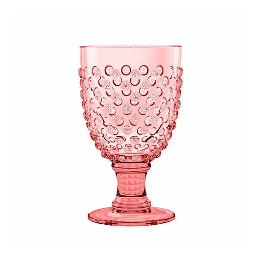 ホブネイル ゴブレットグラス 500ml ピンク 樹脂製 ターホン TarHong コップ 500ml 割れないグラス プラスチック おしゃれ タンブラー 電子レンジ不可 食洗機対応(代引不可)