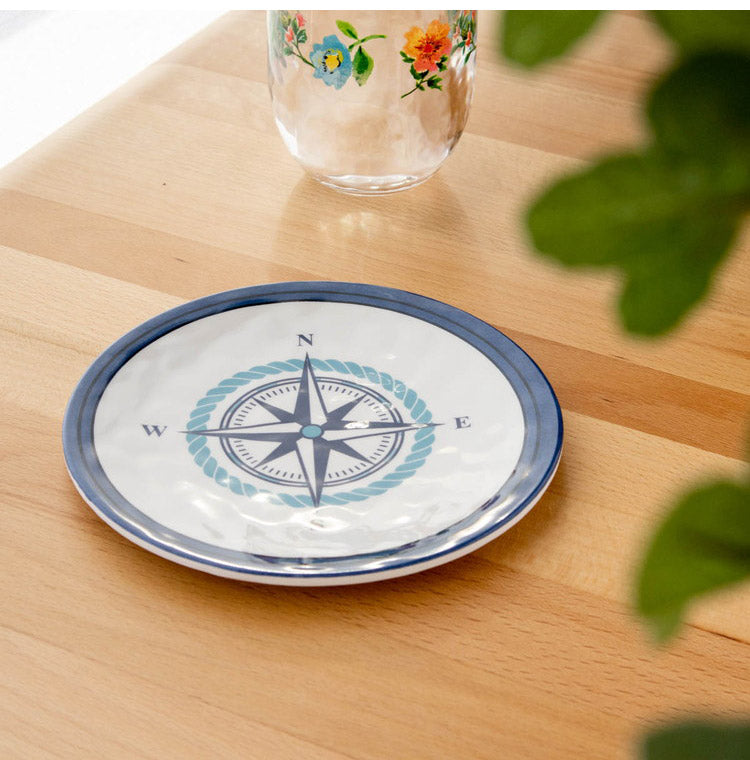 ノーティカルアンカー 10点セット メラミン食器 割れにくい おしゃれ 食洗機対応 ボウル お皿 可愛い 電子レンジ不可 食洗機対応 食器セット プレート(代引不可)