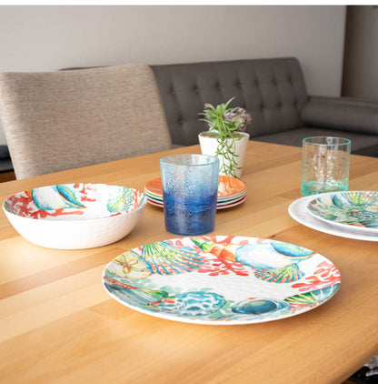 サンドバーブライト 12点セット メラミン食器 割れにくい おしゃれ 食洗機対応 ボウル お皿 可愛い 電子レンジ不可 食洗機対応 食器セット プレート(代引不可)