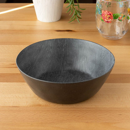 planta 木目調 ローボウル 19cm ブラック ターホン TarHong メラミン食器 19cm 割れにくい おしゃれ 食洗機対応 ボウル お皿 深皿 エコ 可愛い 電子レンジ不可 食洗機対応(代引不可)