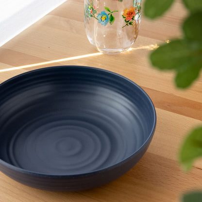planta アーティザン ローボウル 20cm ブルー ターホン TarHong メラミン食器 20cm 割れにくい おしゃれ 食洗機対応 ボウル お皿 深皿 エコ 可愛い 電子レンジ不可 食洗機対応(代引不可)