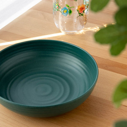 planta アーティザン ローボウル 20cm ティール ターホン TarHong メラミン食器 20cm 割れにくい おしゃれ 食洗機対応 ボウル お皿 深皿 エコ 可愛い 電子レンジ不可 食洗機対応(代引不可)