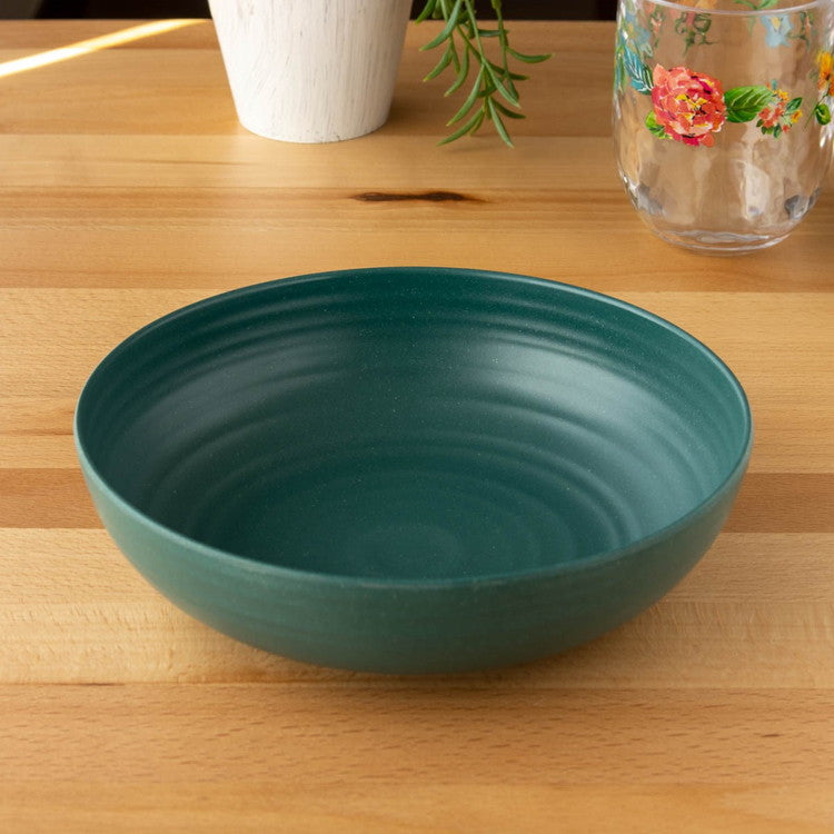 planta アーティザン ローボウル 20cm ティール ターホン TarHong メラミン食器 20cm 割れにくい おしゃれ 食洗機対応 ボウル お皿 深皿 エコ 可愛い 電子レンジ不可 食洗機対応(代引不可)