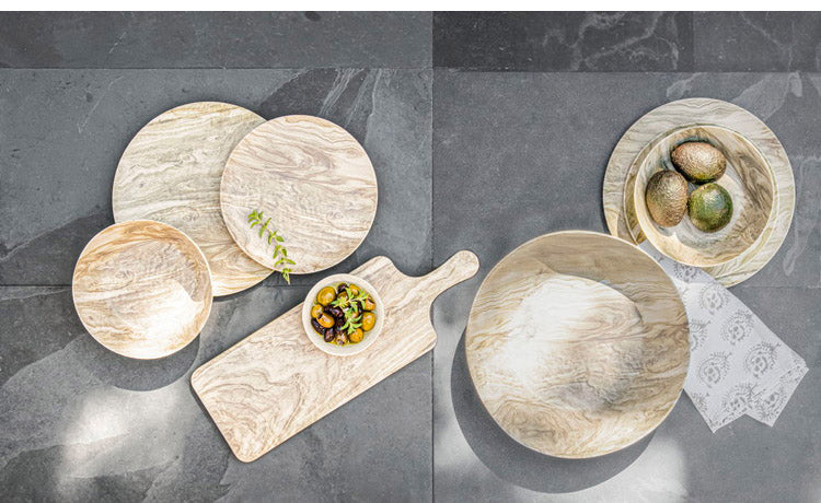 planta 木目調 デザートウッド 8点セット メラミン食器 割れにくい おしゃれ 食洗機対応 ボウル お皿 可愛い 電子レンジ不可 食洗機対応 食器セット プレート(代引不可)