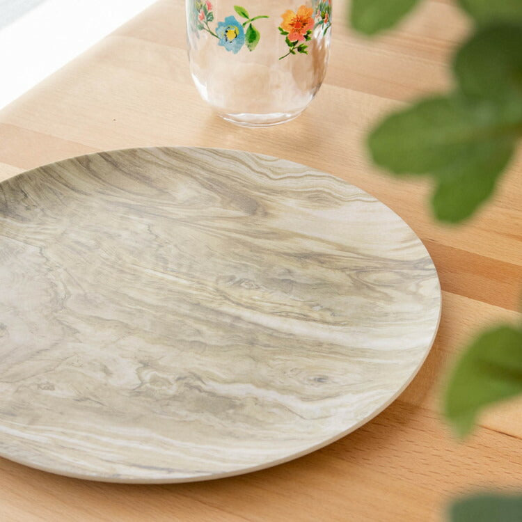 planta 木目調 デザートウッド 12点セット メラミン食器 割れにくい おしゃれ 食洗機対応 ボウル お皿 可愛い 電子レンジ不可 食洗機対応 食器セット プレート(代引不可)